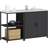  Kuhinjski set za pohranu HATTEM 2 pcs Crna Čelična vrata | shoptok.hr