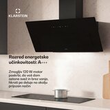 Klarstein SleekAir kosa kuhinjska napa | Režim ekstrakcije i recirkulacije zraka | Elegantan dizajn | 720 m³/h | 90 cm | shoptok.hr