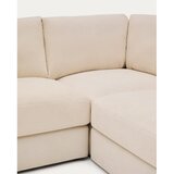 Kave Home Bež kutna garnitura od šenila (promjenjiva/u obliku slova L) Alea – | shoptok.hr