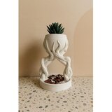 Wallity Ukrasna saksija za cvijeće Drvo, 14x14x19,5 cm, Bijela Cijene