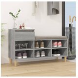  Omarica za čevlje siva sonoma 102x36x60 cm inženirski les | Shoptok.si