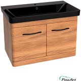 Pino Art Crni lavabo sa ormarićem Luxor V Drvo 80,5cm 1180 Cene