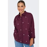 Only Bluza 'ONLNEW LINA GRACE' boja vina / bijela | shoptok.hr