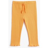 Koton Baby Girl Elastic Waist Tied Corduroy Basic Leggings 3smg40024ak | shoptok.hr