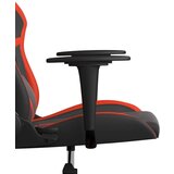 vidaXL Masažni gaming stol črno in rdeče umetno usnje | Shoptok.si