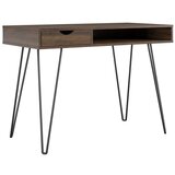 Novogratz Pisalna miza v orehovem dekorju 49x104 cm Concord – u