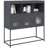 vidaXL Komoda antracitna 100,5x39x107 cm hladno valjano jeklo | Shoptok.si