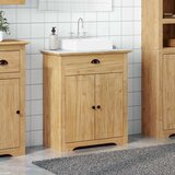  Kupaonski ormar s pohranom BODO Medeno smeđa 70 x 35 x 80 cm | Eponuda.com
