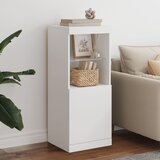  The Living Store Komoda z LED lučkami bela 41x37x100 cm - Komoda, (21448219) Cene