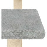 vidaXL Grebalica za mačke s platformama svjetlosiva 98 5 cm | shoptok.hr
