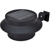 vidaXL Vrtne solarne svjetiljke za ogradu 12 kom LED crne | shoptok.hr