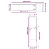  Vanjski set za igru od masivne borovine | shoptok.hr