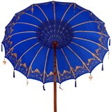  Balineški Parasol Plava 180-190 cm Pamuk solidno drvo | shoptok.hr
