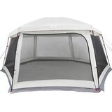  Šator za bazen s uklonjivim letvicama i mrežastim stjenkama Siva 618 x 532 cm | Shoptok.si