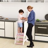 Notranja igrala > Igrače in hobi > Izobraževalne igrače Otroški kuhinjski pomagalček - roza/bel | Shoptok.si