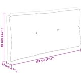  Jastuk za palete kraljevsko modra 120 x 40 x 12 cm od tkanine | shoptok.hr