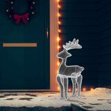  Božični jelen z mrežo 306 LED lučk 60x24x89 cm, (20769527) | Shoptok.si