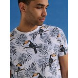 Sinsay Pamučna majica s tiskom ptica | shoptok.hr