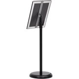 Stalak za plakate A4 s postoljem crni od aluminijske legure | shoptok.hr