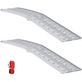  Sklopiva rampi za motocikle 340 kg po rampi 2 pcs Srebrno | Eponuda.com