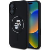 Karl Lagerfeld originalen ovitek magsafe iphone 16 - karl and choupette - črn - KLHMP16SSCMKCRHK | Shoptok.si