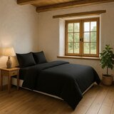 Mila Home Črna posteljnina za zakonsko posteljo/podaljšana z rjuho/4-delna 200x220 cm Classic – | Shoptok.si