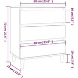  Komoda boja hrasta sonome 60 x 35 x 70 cm od konstruiranog drva | shoptok.hr