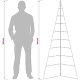  Metalna božićna jelka KUOPIO 180 cm Čelik Zlatno | shoptok.hr