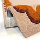 Flair Rugs Oranžna/v naravni barvi ročno tkana volnena preproga 160x230 cm Wiggle Wool – | Shoptok.si