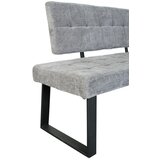 MID.YOU KOTNA KLOP, kovina, tekstil svetlo siva | Shoptok.si