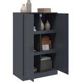  Komoda antracitna 67x39x107 cm jeklo | Shoptok.si