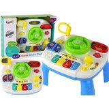  Obrazovni interaktivni stol s volanom za malu djecu 2u1 - plavi | shoptok.hr