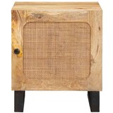  Noćni ormar Prirodna 40 x 33 5 x 46 cm Čvrsto drvo manga | shoptok.hr