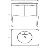 Pino Art lavabo sa ormarićem 95 Rustik 0342 | ePonuda.com