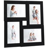 vidaXL Foto okvir za 4x(13x18 cm) fotografije črn MDF Cene