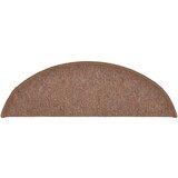 Prostirke za stepenice 30 kom 56x17x3 cm smeđe poluokrugle | shoptok.hr