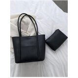 Dewberry 97735 Classic Womens Shoulder Bag with Wallet-BLACK | shoptok.hr