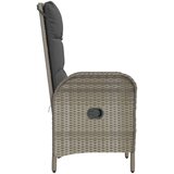  Zunanji stoli 2 kosa poli ratan sive barve, (20661625) | Shoptok.si