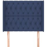  Uzglavlje s ušima plavo 103x16x118/128 cm od tkanine | shoptok.hr
