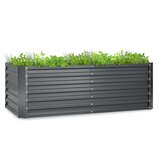 Blumfeldt High Grow Straight, povišana greda, 180 x 60 x 90 cm, 970 l, pocinkano jeklo | Shoptok.si