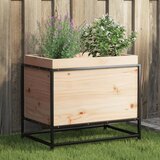 vidaXL Vrtno cvetlično korito 60x40x50 cm trdna borovina | Shoptok.si