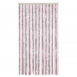  Zastor protiv muha srebrnosivi i ružičasti 100 x 220 cm šenil | shoptok.hr