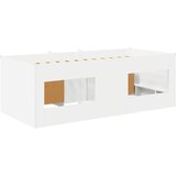 Loft krevet s ormarom s policom 3 pcs Bijela Konstruirano drvo | shoptok.hr