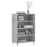 vidaXL Visoka omara betonsko siva 57x35x90 cm inženirski les | Shoptok.si