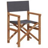  Stolac za blagovanje Siva 56 x 54 x 87 cm Čvrsto teak drvo | shoptok.hr