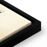  Slika - Take Walk on the Wild Side (1 Part) Square 60x60 U crnom drvenom okviru | shoptok.hr
