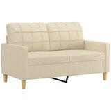  2-dijelni set sofa s jastucima krem od tkanine | shoptok.hr