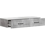 Stolna montirana na zid Betonska siva 87,5 x 34,5 x 17 cm | shoptok.hr