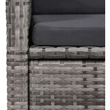  7-dijelni vrtni blagovaonski set s jastucima sivi | shoptok.hr