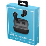 Trust 23555 Nika Compact brezžične Bluetooth slušalke, črne barve | Shoptok.si